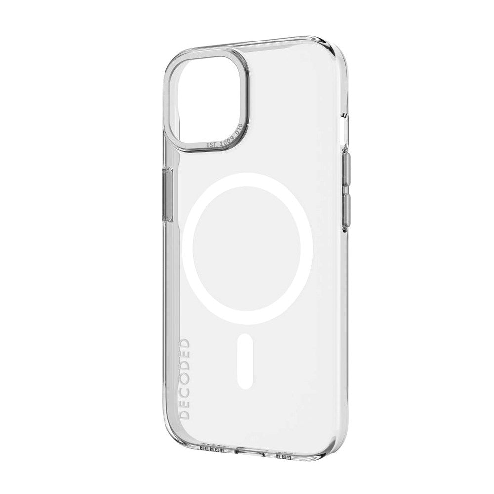 Decoded iPhone 15 Clear Case - 100% Resirkulert Plast - MagSafe-kompatibel - Gjennomsiktig