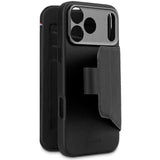 Decoded iPhone 17 Pro Textured Detachable Wallet Silikon Deksel - MagSafe Kompatibel - Phantom Black