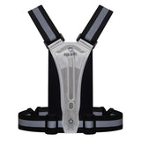 Bee-Safe Løpevest m. LED & Mobillomme - Sølv