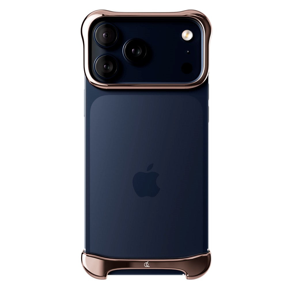 iPhone 17 Pro Max Arc Pulse Aluminum Bumper Deksel - Rose Bronze