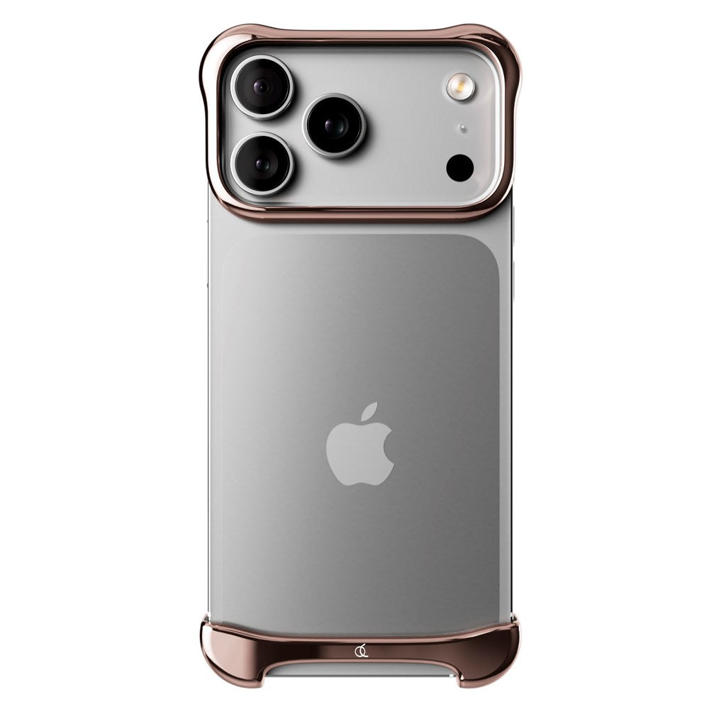 iPhone 17 Pro Max Arc Pulse Aluminum Bumper Deksel - Rose Bronze