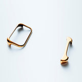 iPhone 17 Pro Max Arc Pulse Aluminum Bumper Deksel - Gold