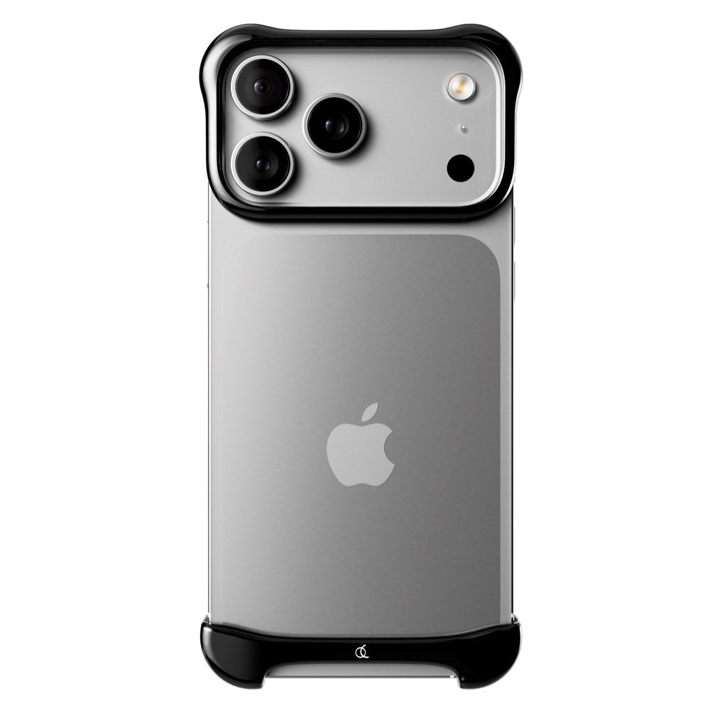 iPhone 17 Pro Max Arc Pulse Titanium Bumper Deksel - Onyx Black