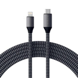 Satechi USB-C Til Lightning Kabel 1.8m. Space Grey