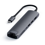 Satechi Slim 7-i-1 USB-C Multi Adapter - Space Grey