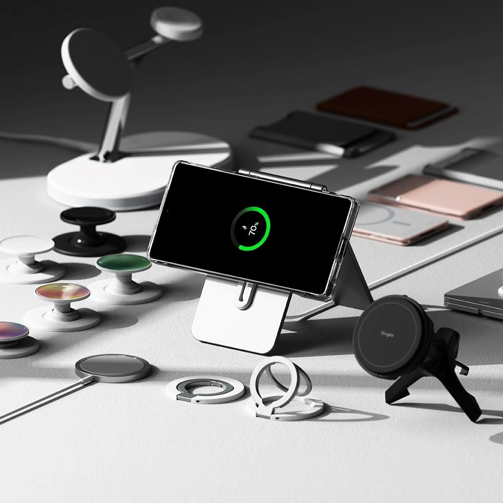 Samsung Galaxy S25 Ultra Ringke Fusion Magnetic Deksel - MagSafe Kompatibel - Gjennomsiktig