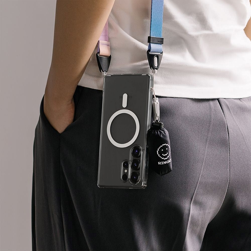 Samsung Galaxy S25 Ultra Ringke Fusion Magnetic Deksel - MagSafe Kompatibel - Gjennomsiktig