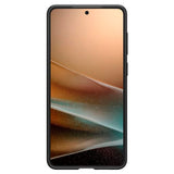 Samsung Galaxy S25 Edge Spigen Liquid Air - Fleksibelt Plast Deksel - Svart