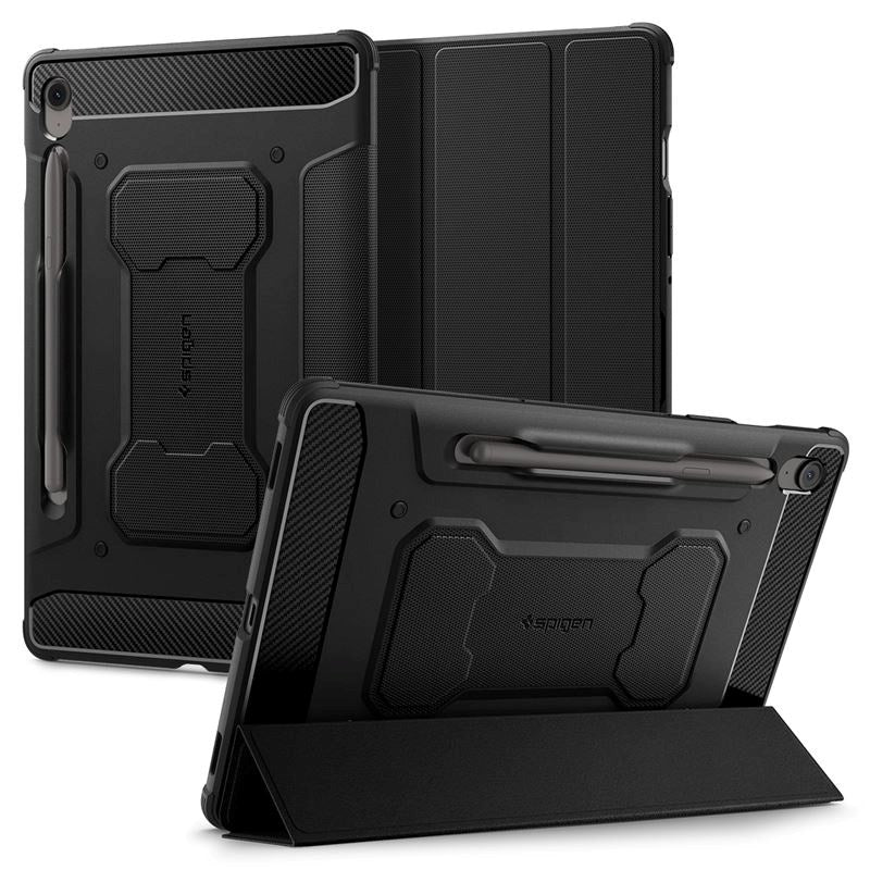 Samsung Galaxy Tab S10 FE+ (Plus) Spigen Rugged Armor Pro Deksel - Svart