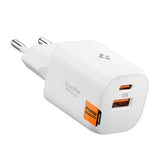 Spigen Essential 35W Vegglader m. 1 x USB-C & 1 x USB-A - Hvit