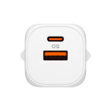 Spigen Essential 35W Vegglader m. 1 x USB-C & 1 x USB-A - Hvit