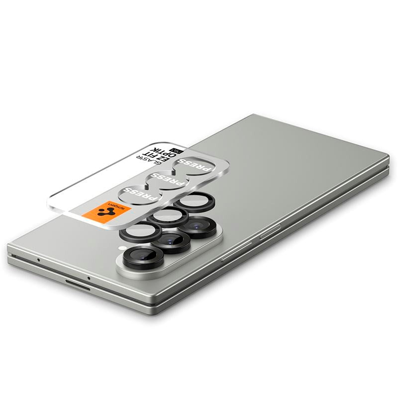 Samsung Galaxy Z Fold7 Spigen Glass tR EZ Fit Optik Pro HD - 2 stk - Svart