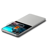 Samsung Galaxy Z Flip7 Spigen Glass tR EZ Fit Optik Pro HD - 2 stk - Svart