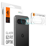 Google Pixel 10 Pro XL Spigen Glass tR EZ Fit Optik Kameralinsebeskyttelsesglass - 2 stk - Gjennomsiktig