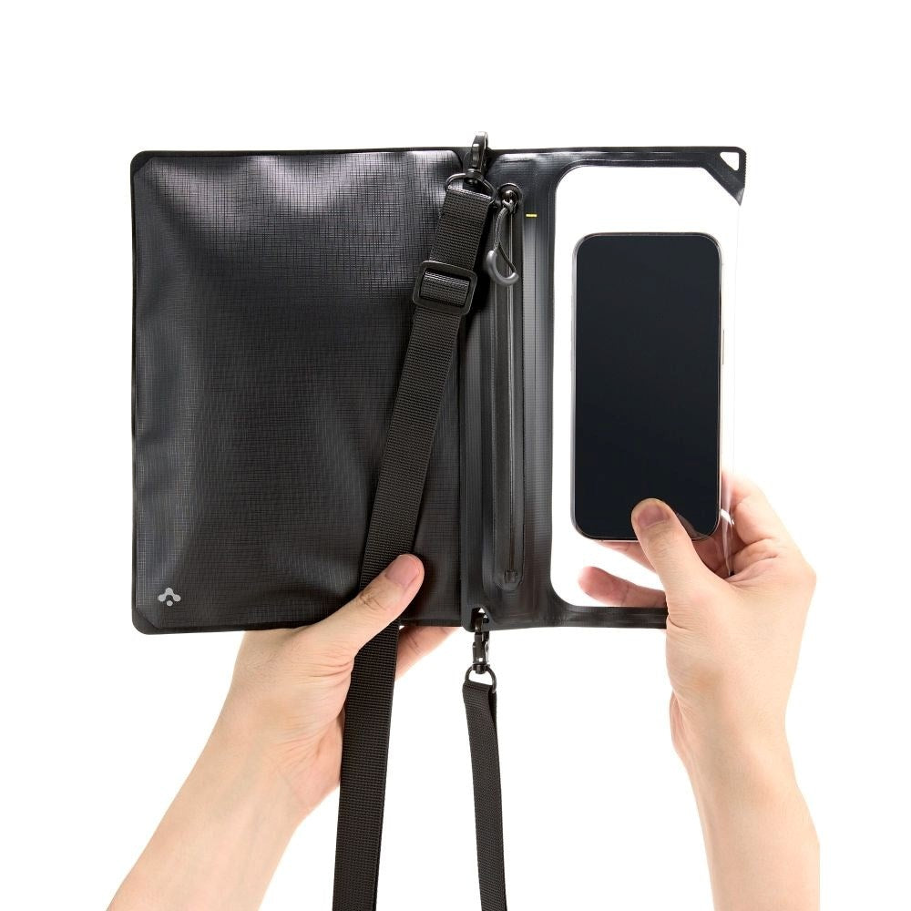 Spigen Aqua Shield 2-i-1 Vanntett Etui med Stropp - Svart / Gjennomsiktig