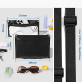 Spigen Aqua Shield 2-i-1 Vanntett Etui med Stropp - Svart / Gjennomsiktig