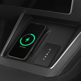 Spigen Wireless Charging Pad Deksel til Tesla Model Y Juniper - Svart