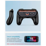 Nintendo Switch 2 Spigen Joy Con Grip - 2 stk - Svart
