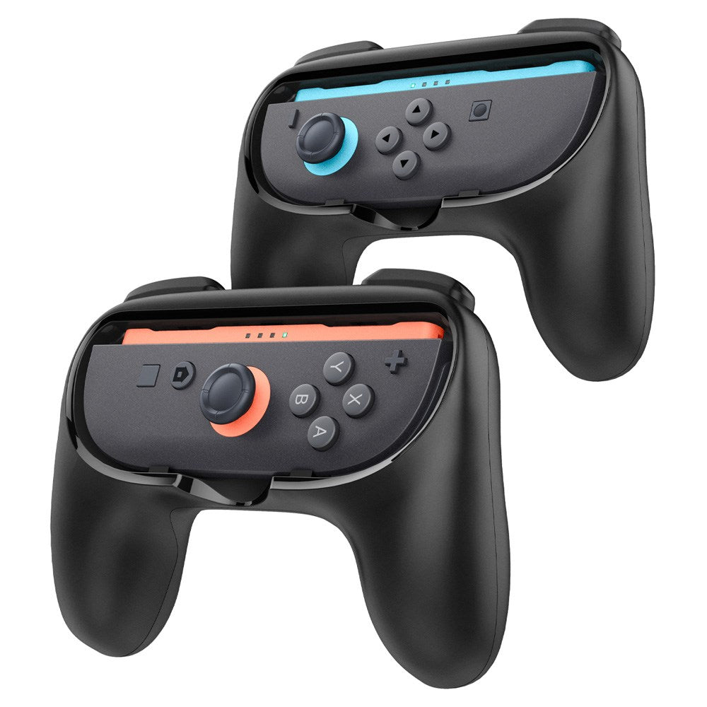 Nintendo Switch 2 Spigen Joy Con Grip - 2 stk - Svart – INCOVER.NO