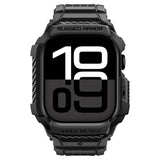 Apple Watch 11 (42mm) Spigen Rugged Armor Pro 2 Deksel m. Rem - Svart