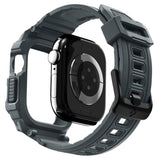 Apple Watch 11 (46mm) Spigen Rugged Armor Pro 2 Deksel m. Rem - Grå