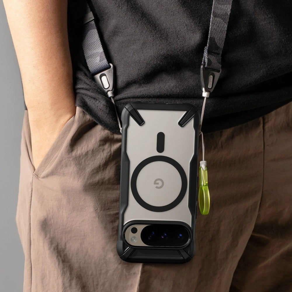 Google Pixel 10 / 10 Pro Ringke Fusion X Deksel - MagSafe Kompatibel - Svart / Gjennomsiktig