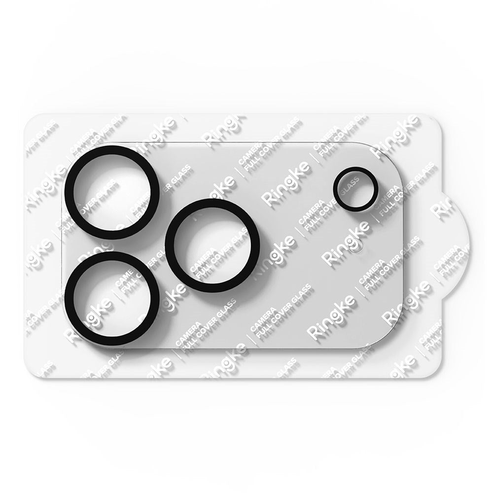 iPhone 17 Pro Ringke Beskyttelsesglass for Kameralinse 2-pack - Gjennomsiktig / Svart