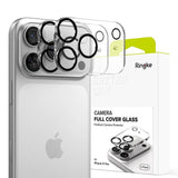 iPhone 17 Pro Ringke Beskyttelsesglass for Kameralinse 2-pack - Gjennomsiktig / Svart