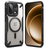 OnePlus 15 Ringke Fusion X Deksel - MagSafe Kompatibel - Svart / Gjennomsiktig