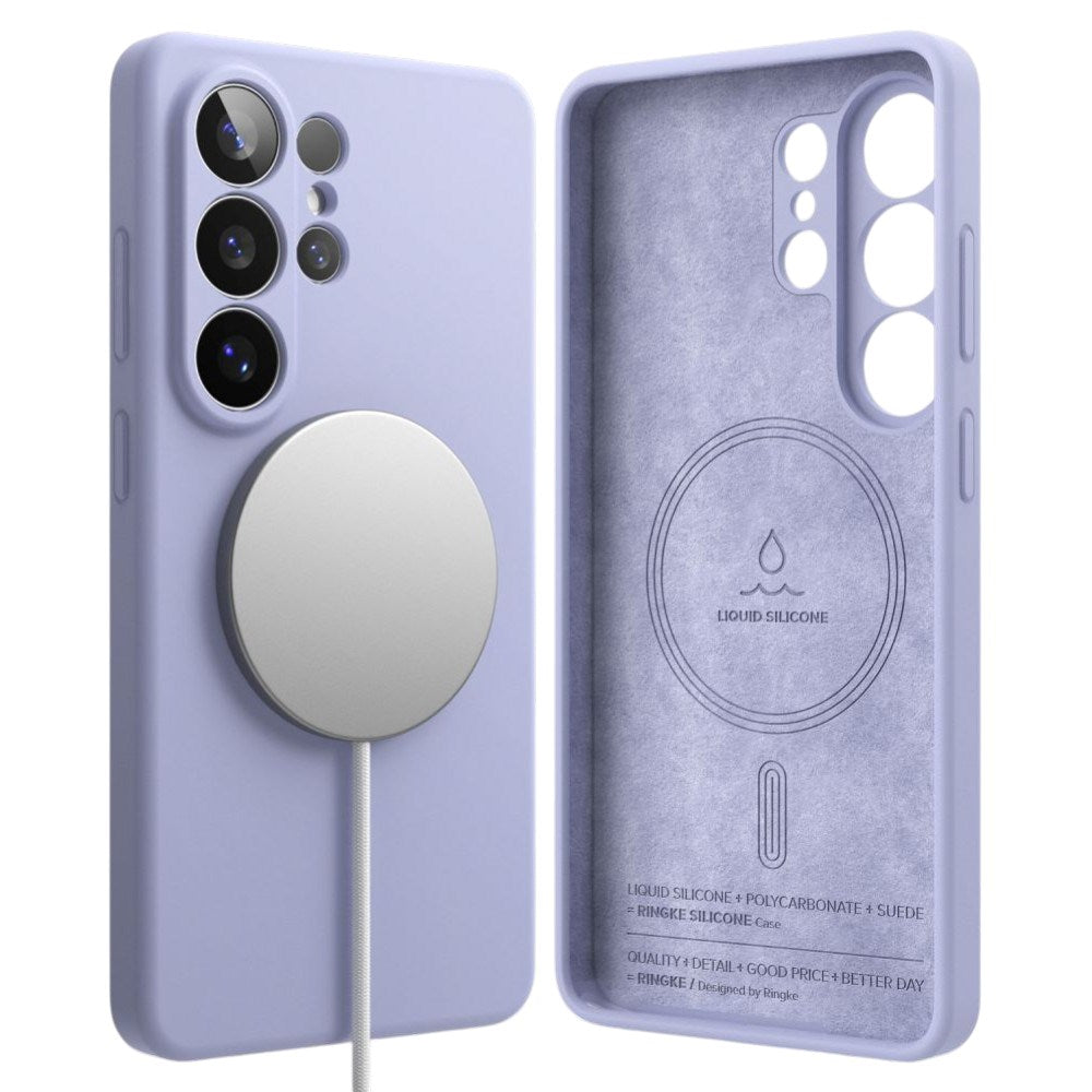 Samsung Galaxy S26 Ultra Ringke Silikon Deksel - MagSafe Kompatibel - Lilla