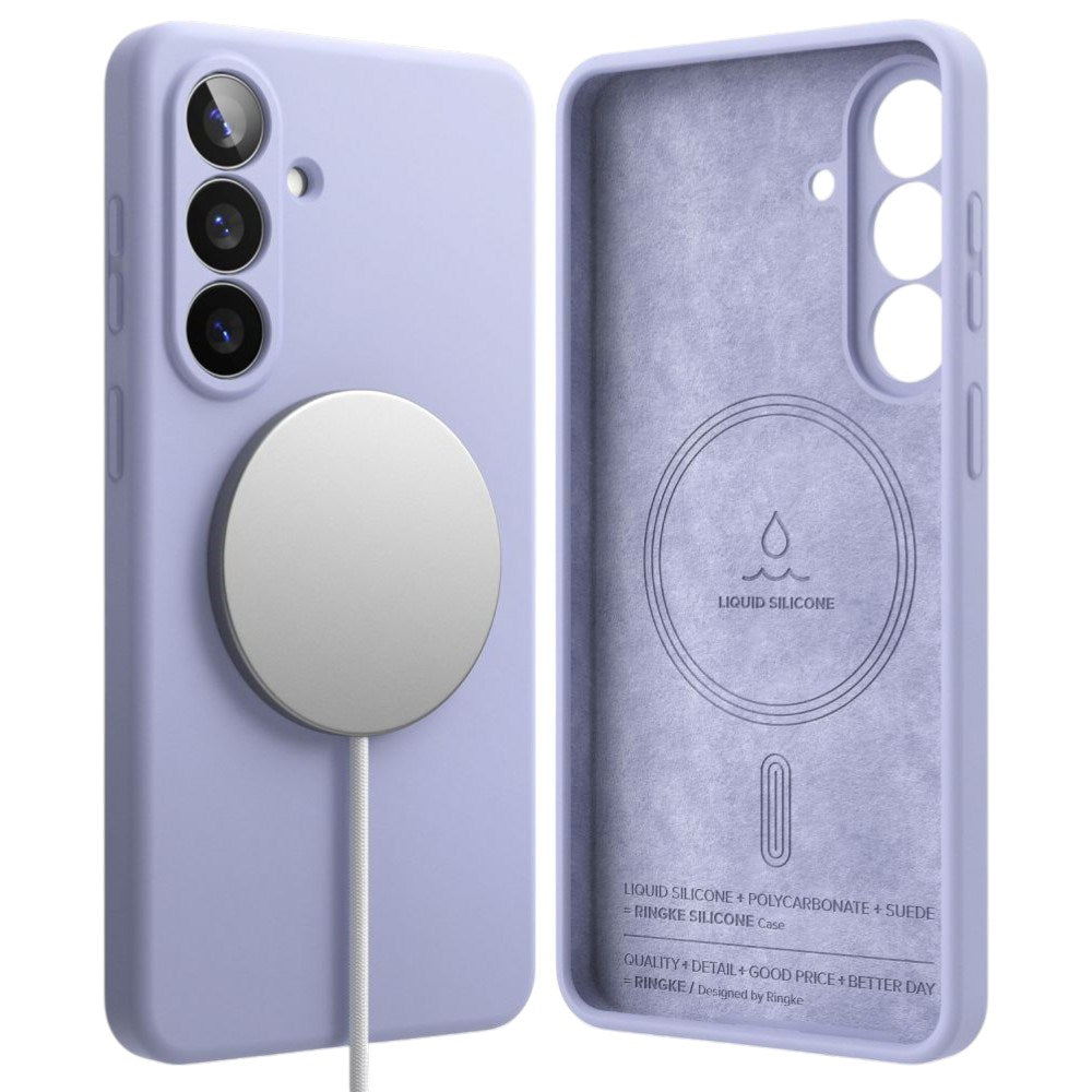 Samsung Galaxy S26+ (Plus) Ringke Silikon Deksel - MagSafe Kompatibel - Lilla