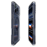 iPhone 17 Pro Max Spigen Ultra Hybrid Deksel - MagSafe Kompatibel - Gjennomsiktig / Blå