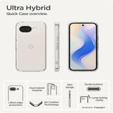 Google Pixel 10a Spigen Ultra Hybrid Deksel - Gjennomsiktig