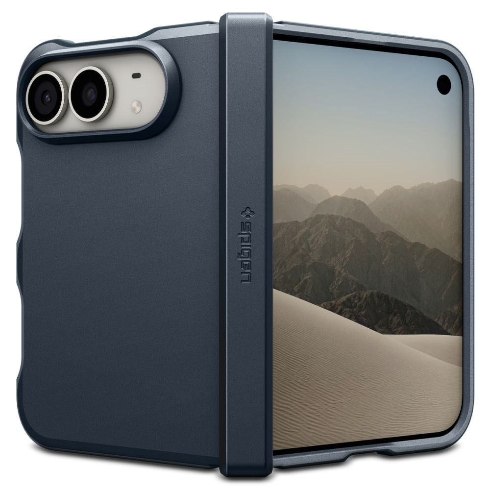 iPhone Duo Spigen Tough Amor Mag Deksel - MagSafe Kompatibel - Blå
