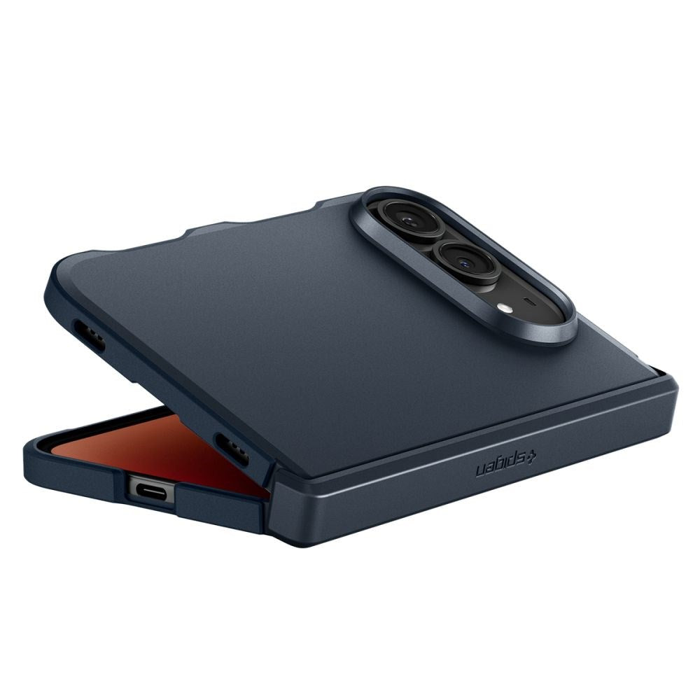 iPhone Duo Spigen Tough Amor Mag Deksel - MagSafe Kompatibel - Blå