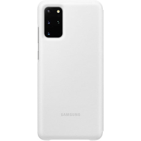 Original Samsung Galaxy S20+ (Plus) LED View Case med Lommebok - EF-NG985PW - Hvit