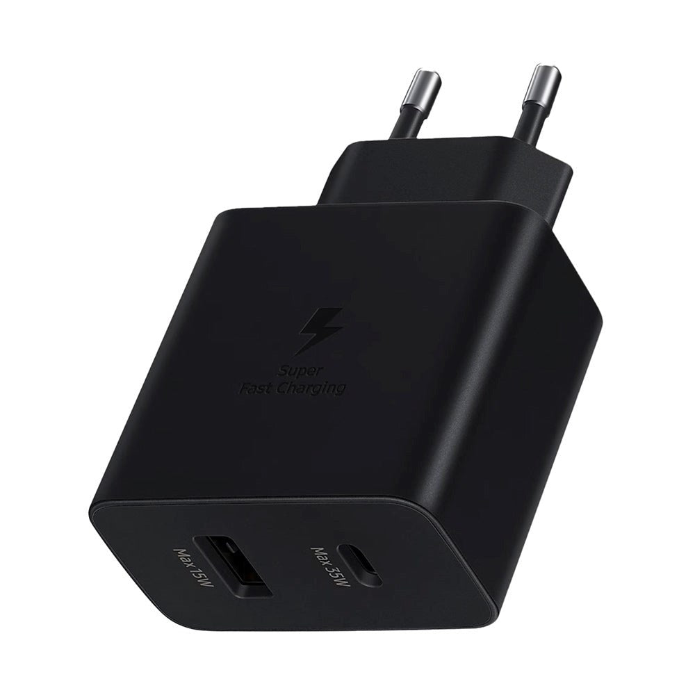 Samsung Super Fast Charge 35W Duo Vegglader med USB-C PD & USB-A - Svart