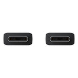 Original Samsung USB-C til USB-C Kabel (EP-DX310JBEGEU) - 3A - 1.8 m - Svart- (DEMO)