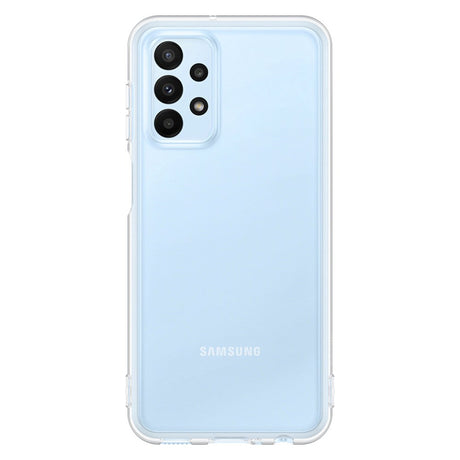 Originalt Samsung Galaxy A23 / A23 (5G) Mykt Gjennomsiktig TPU-Bakdeksel EF-QA235TTEGWW - Gjennomsiktig