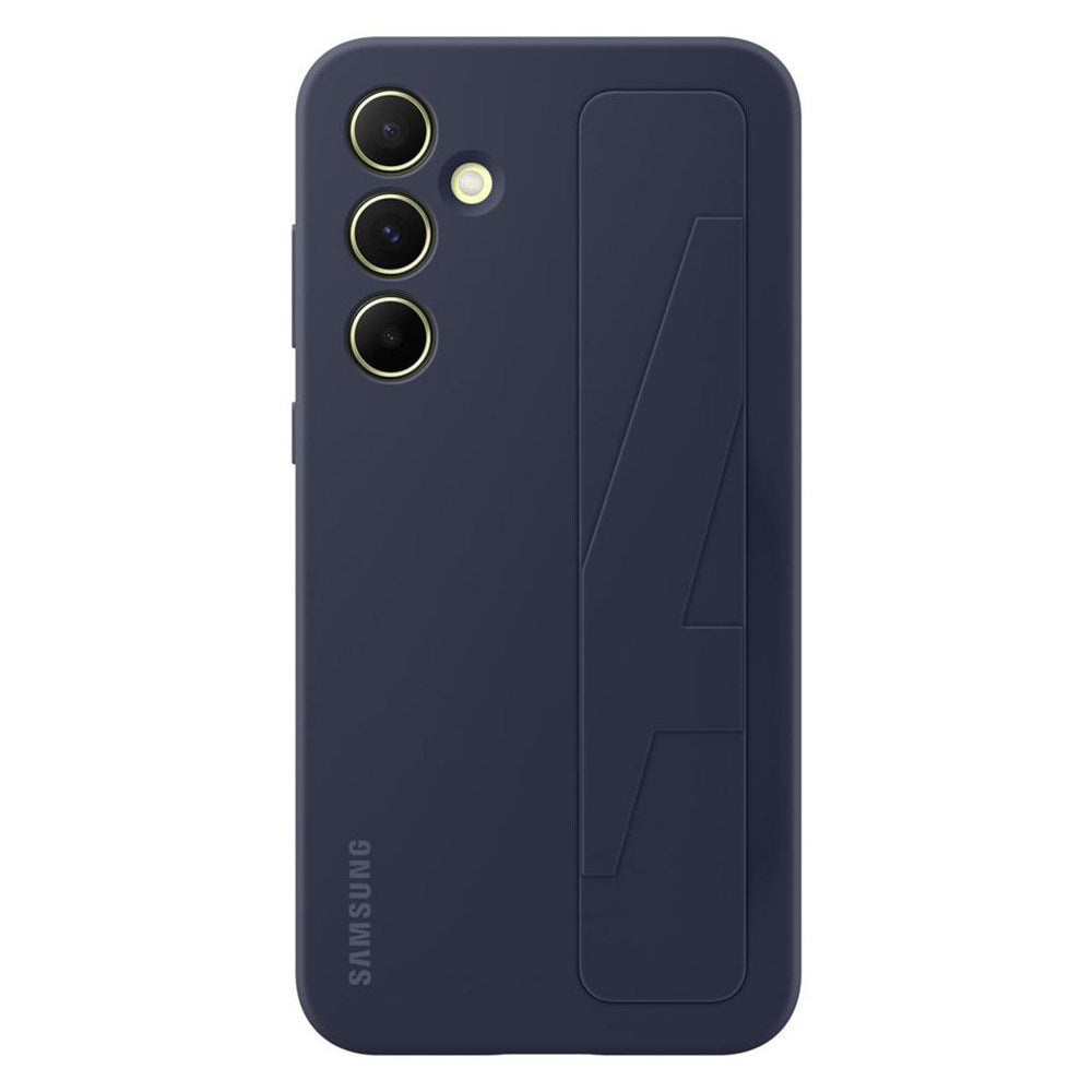 Original Samsung Galaxy A55 (5G) Standing Grip Deksel - Blå (EF-GA556TBEGWW)