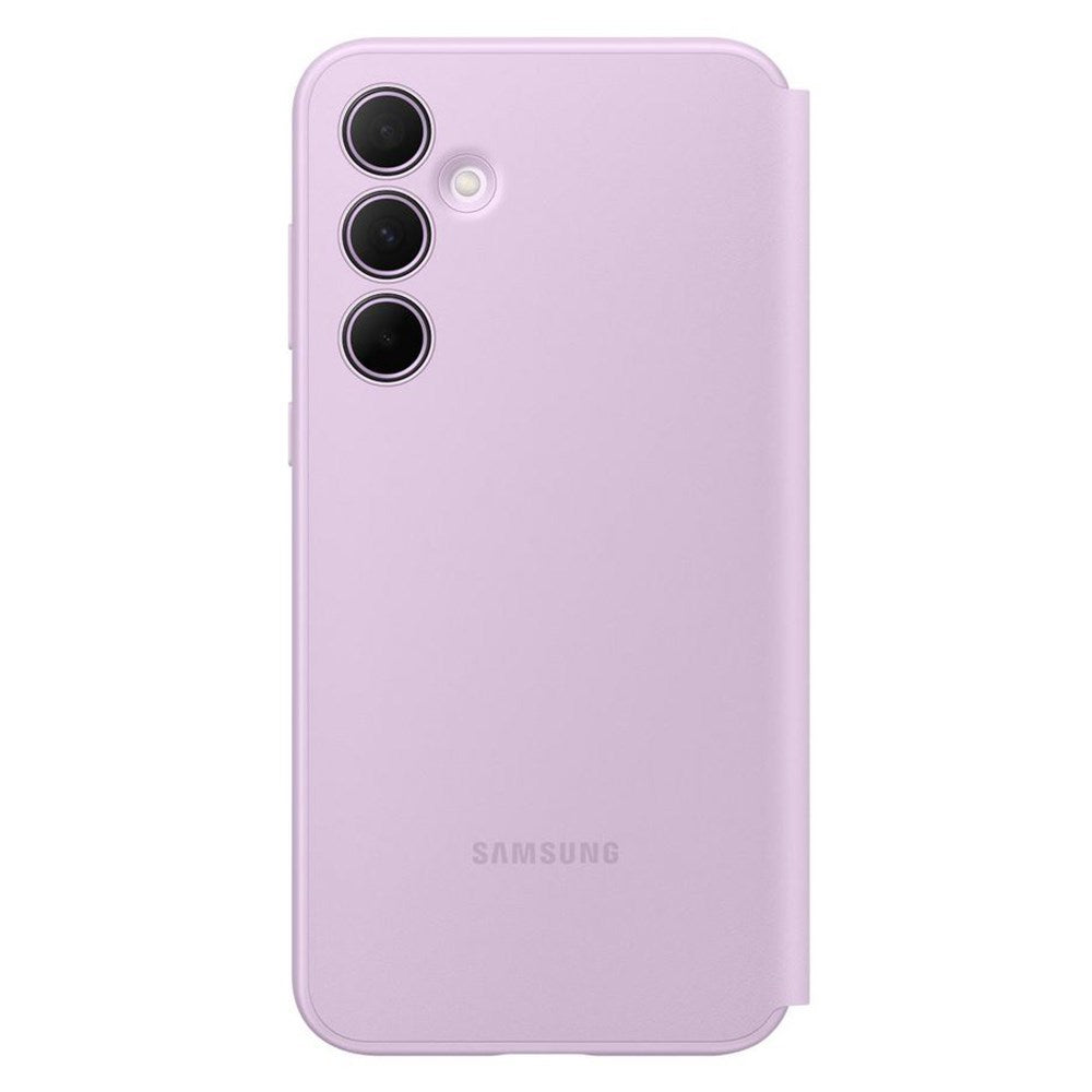 Original Samsung Galaxy A35 (5G) Smart View Flip Deksel m. Lommebok - Lavender (EF-ZA356CBEGWW)