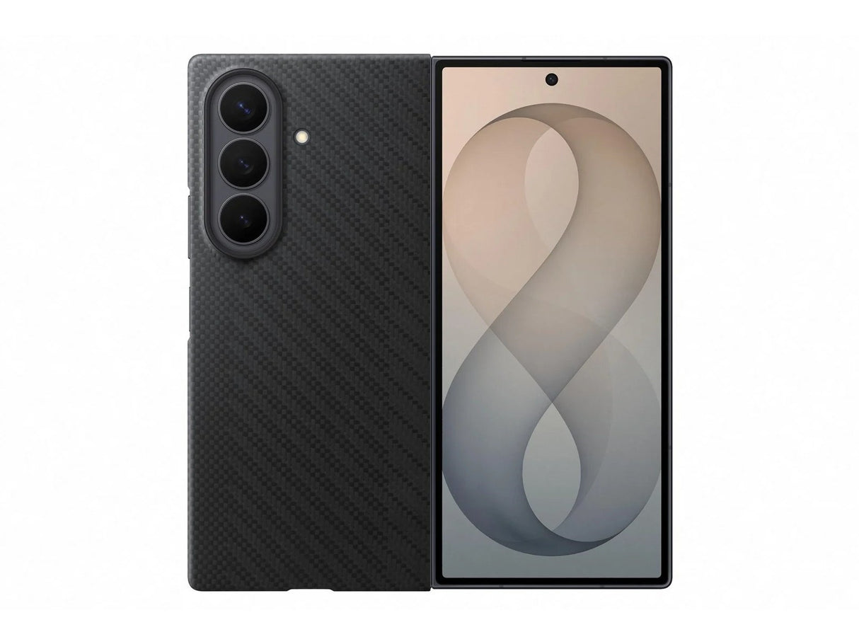 Originalt Samsung Galaxy Z Fold8 Ultra karbonmagnetdeksel med Beskyttelsesfilm - svart