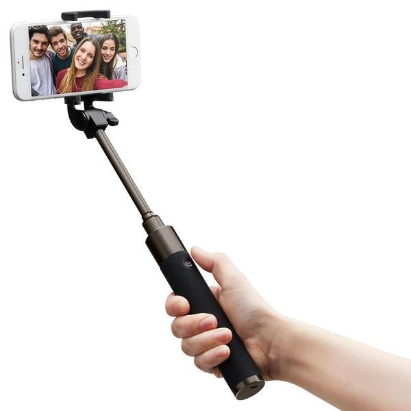 Spigen S530W Selfie Stick - Selfiestang med Blutooth Fjernkontroll - Svart