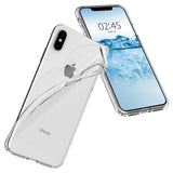 iPhone X / Xs Spigen Liquid Crystal Deksel - Gjennomsiktig