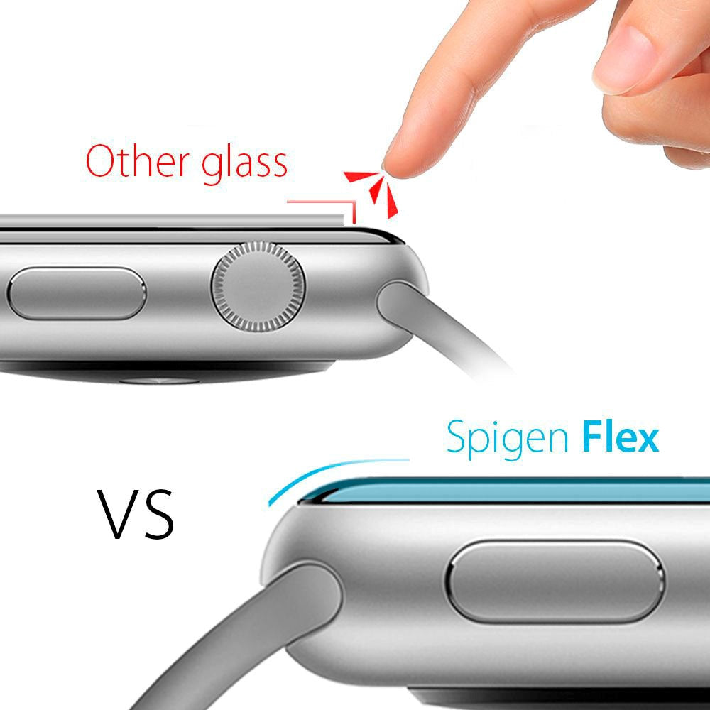 Spigen Apple Watch (41 / 40 mm) NeoFlex Beskyttelsesfilm - 3-Pakning - Gjennomsiktig