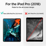 iPad Pro 12.9" (2022 / 2021 / 2020 / 2018) Spigen Glass.Tr Slim Skjermbeskytter - Herdet Glass - Gjennomsiktig