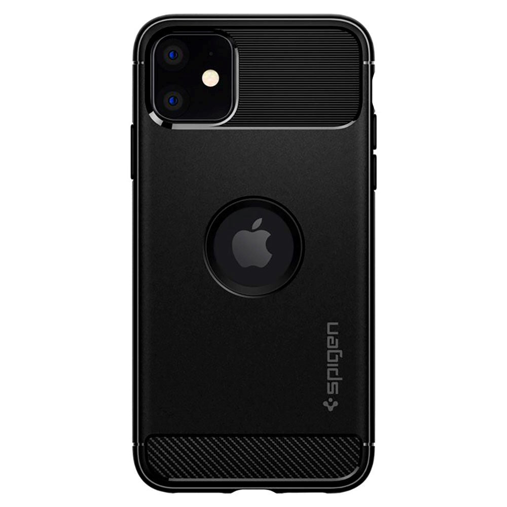 iPhone 11 Spigen Rugged Armor Deksel - Svart