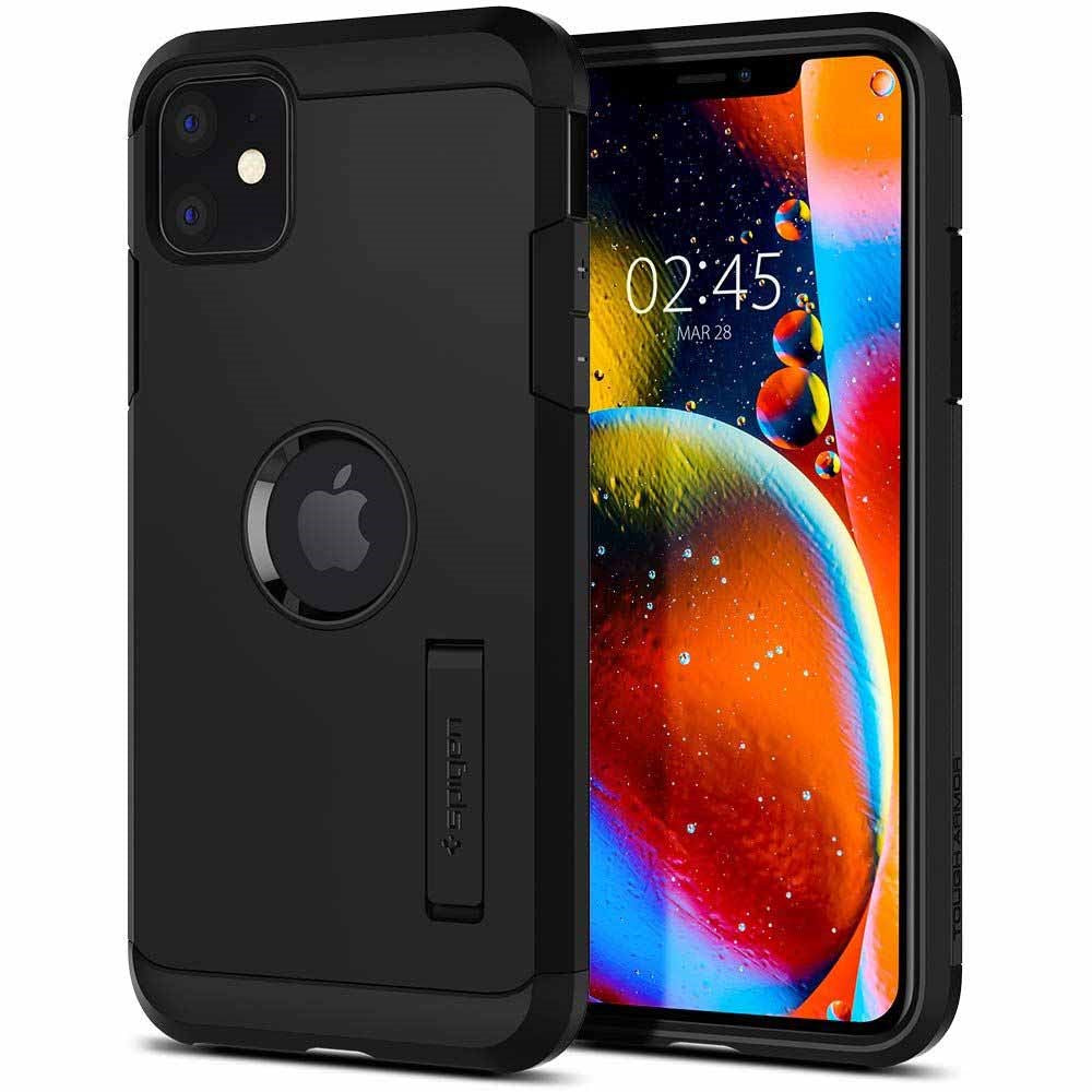 iPhone 11 Spigen Tough Armor Deksel - Svart