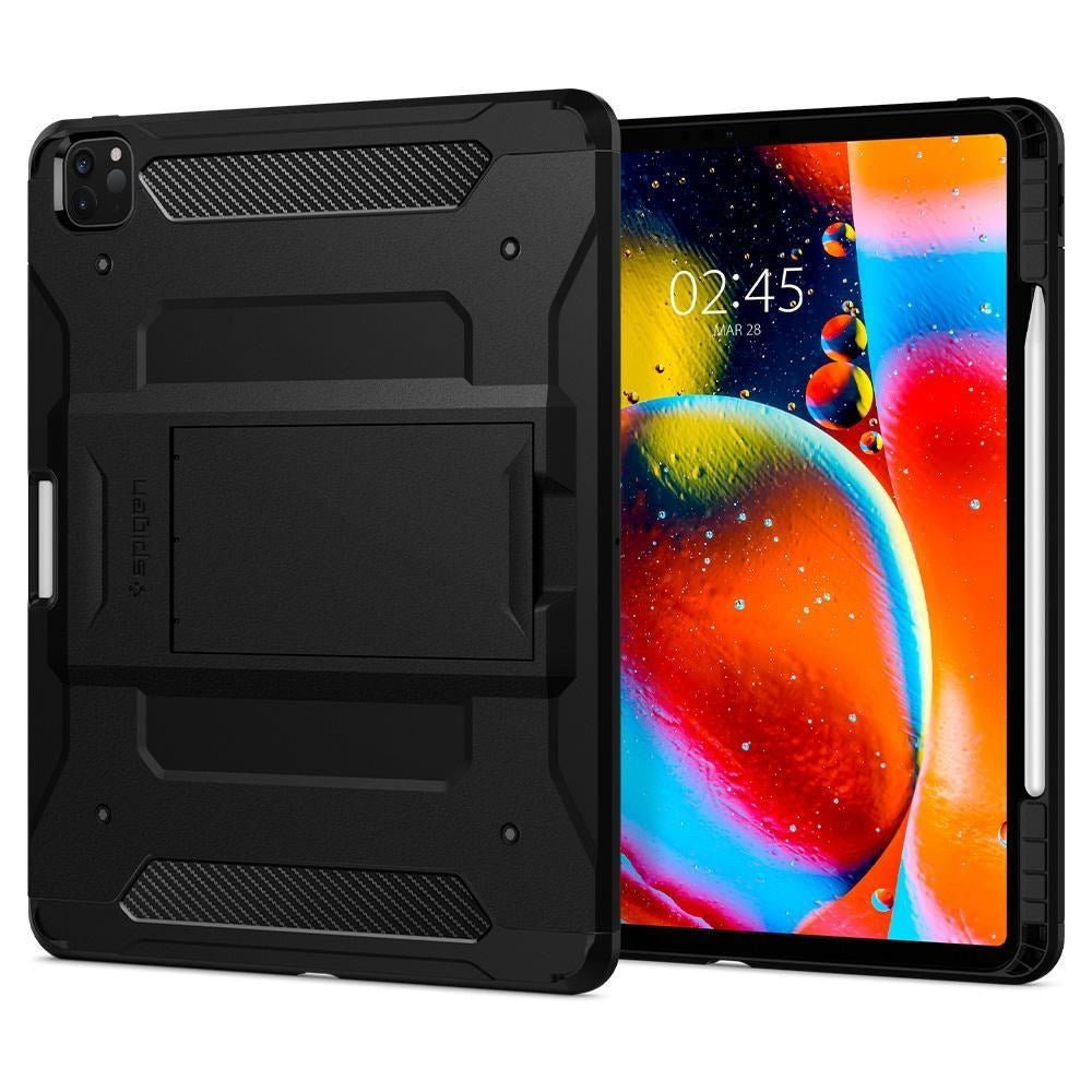 iPad Pro 11"  (2022 / 2021 / 2020 / 2018) Spigen Tough Armor Pro Deksel - Black