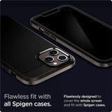 iPhone 12 Pro Max Spigen EZ Fit Glas.tR Skjermbeskytter 2. Stk - Case Friendly - Gjennomsiktig